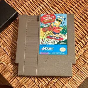 Nintendo The Simpsons: Bart vs. the Space Mutants NES Cartridge - Gray